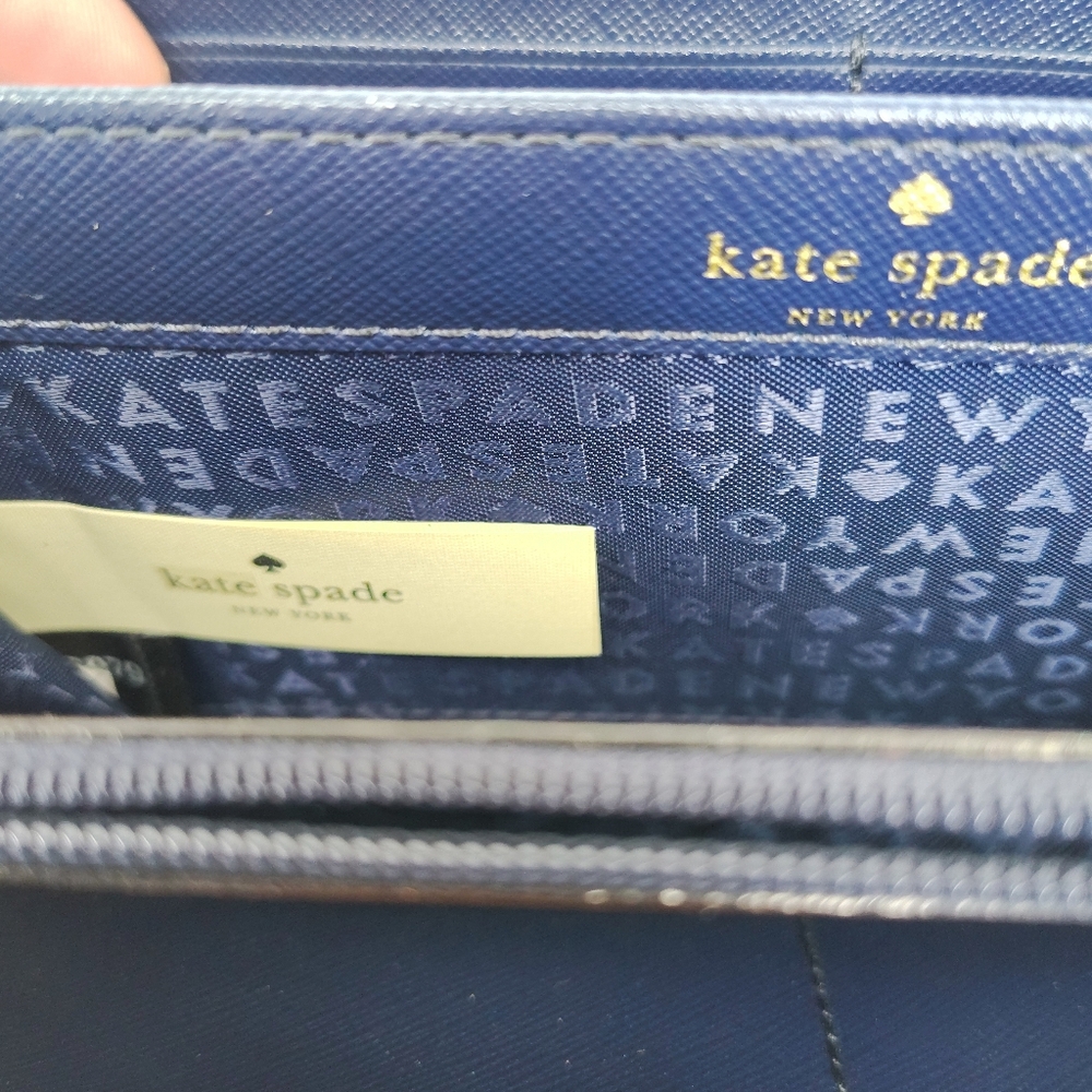 Kate Spade Haven Lane Neda Glitter Dot Zip Around Wallet - Picture 10 of 15